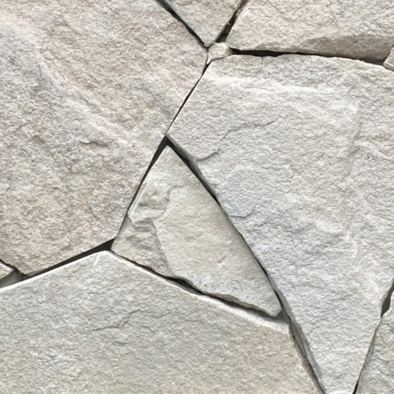 Avoca White Random Stone Cladding Corners (10-40mm)