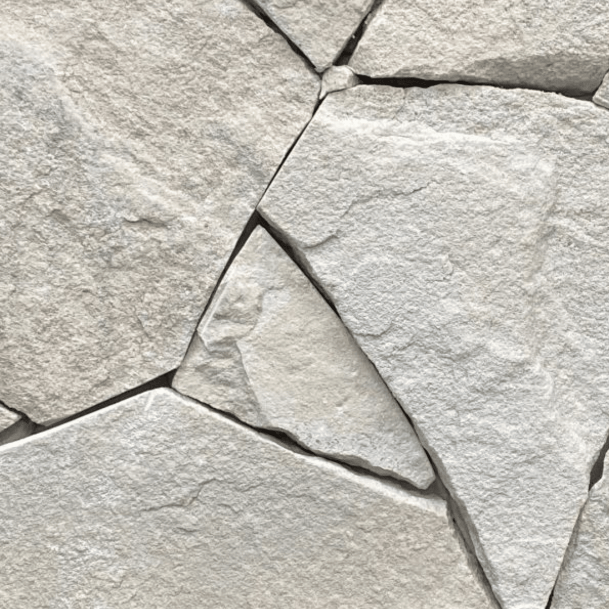 Avoca White Random Stone Cladding Corners (10-40mm) - LAYR Supply Co.