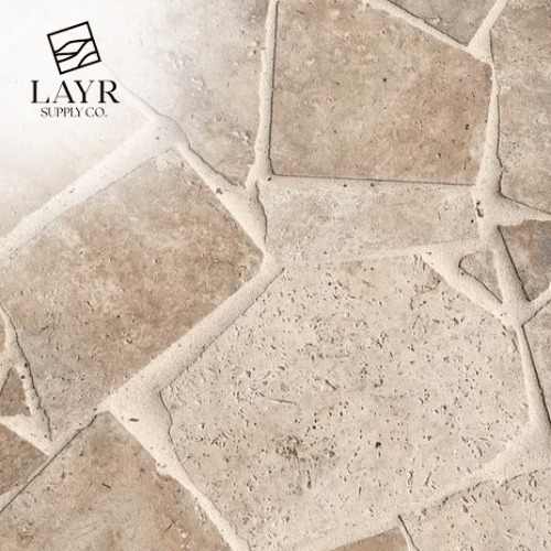 Classic Travertine – Crazy Pavers - Layr Supply Co.