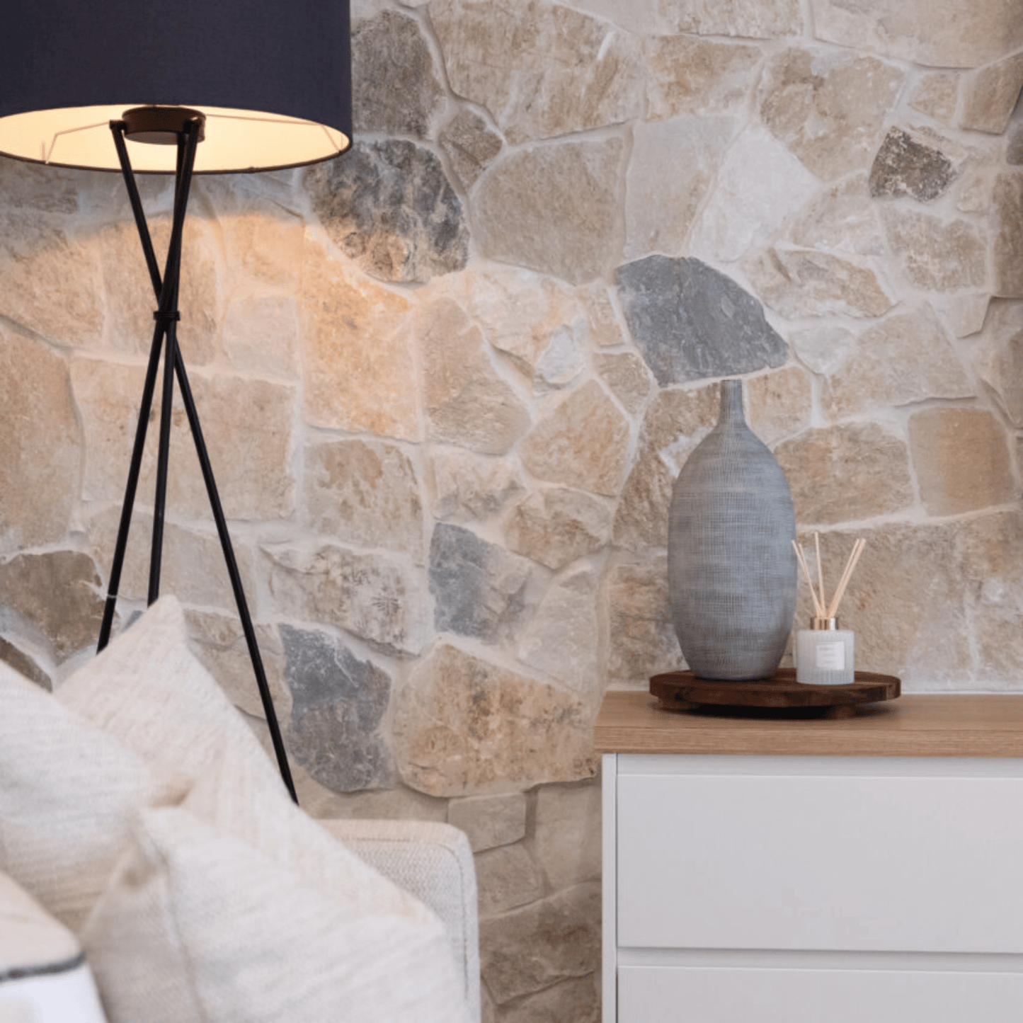 Gerroa Random Stone Wall Cladding - LAYR Supply Co.